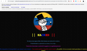 Hackeo Secretaría de Salud